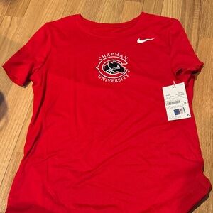 Nike Red T-Shirt with Chapman University Logo